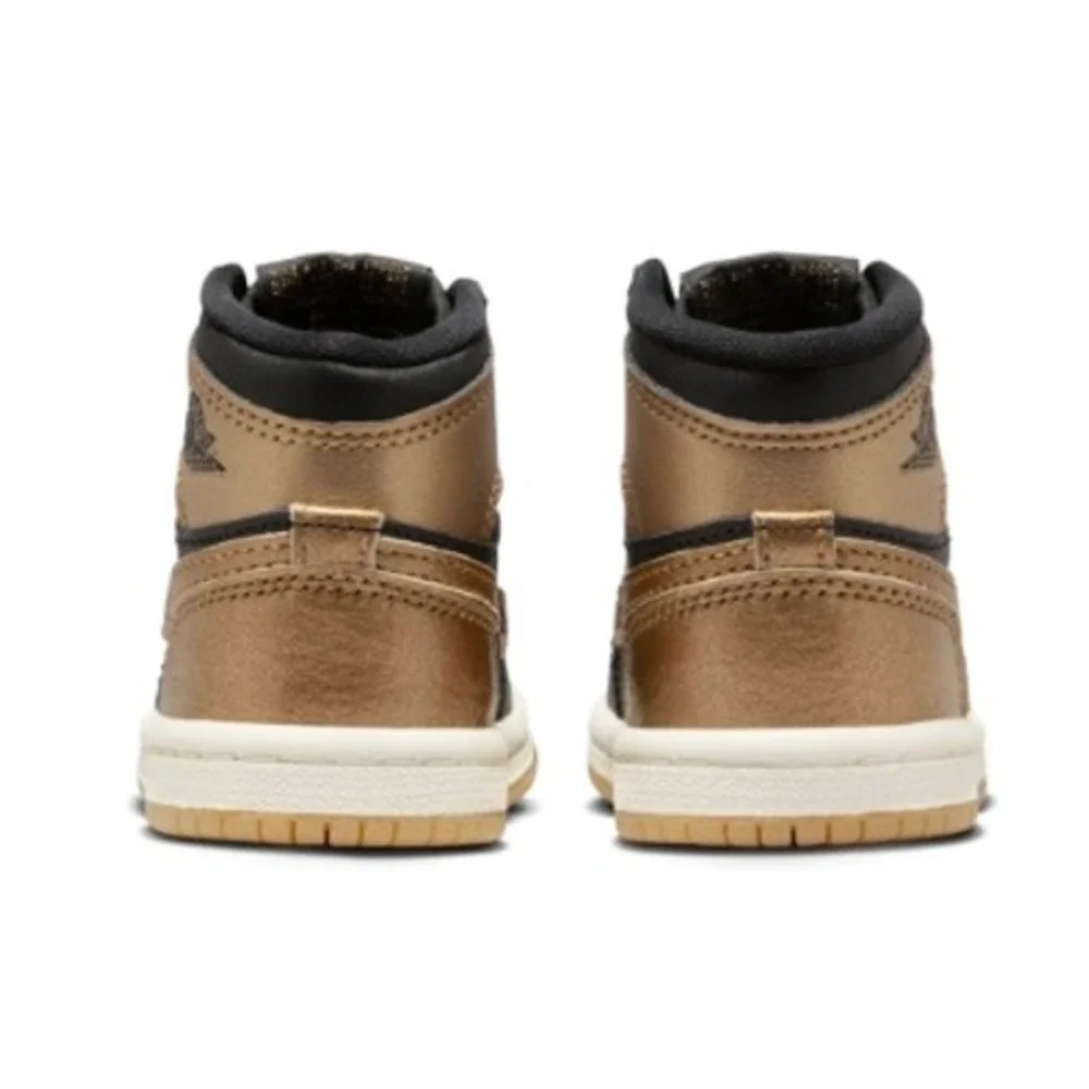 Nike Baby Air Jordan 1 Retro High OG Metallic Gold FD1413-071 Size 5C Mens